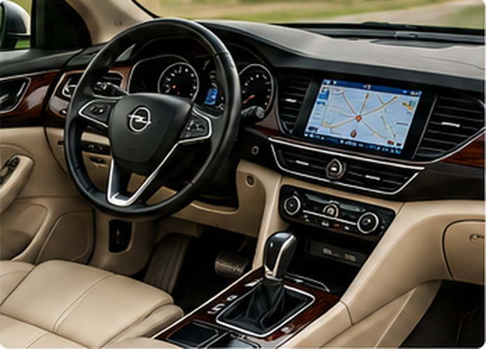 Opel Insignia B interior piele crem mahon navigatie HAVA Rent-A-Car